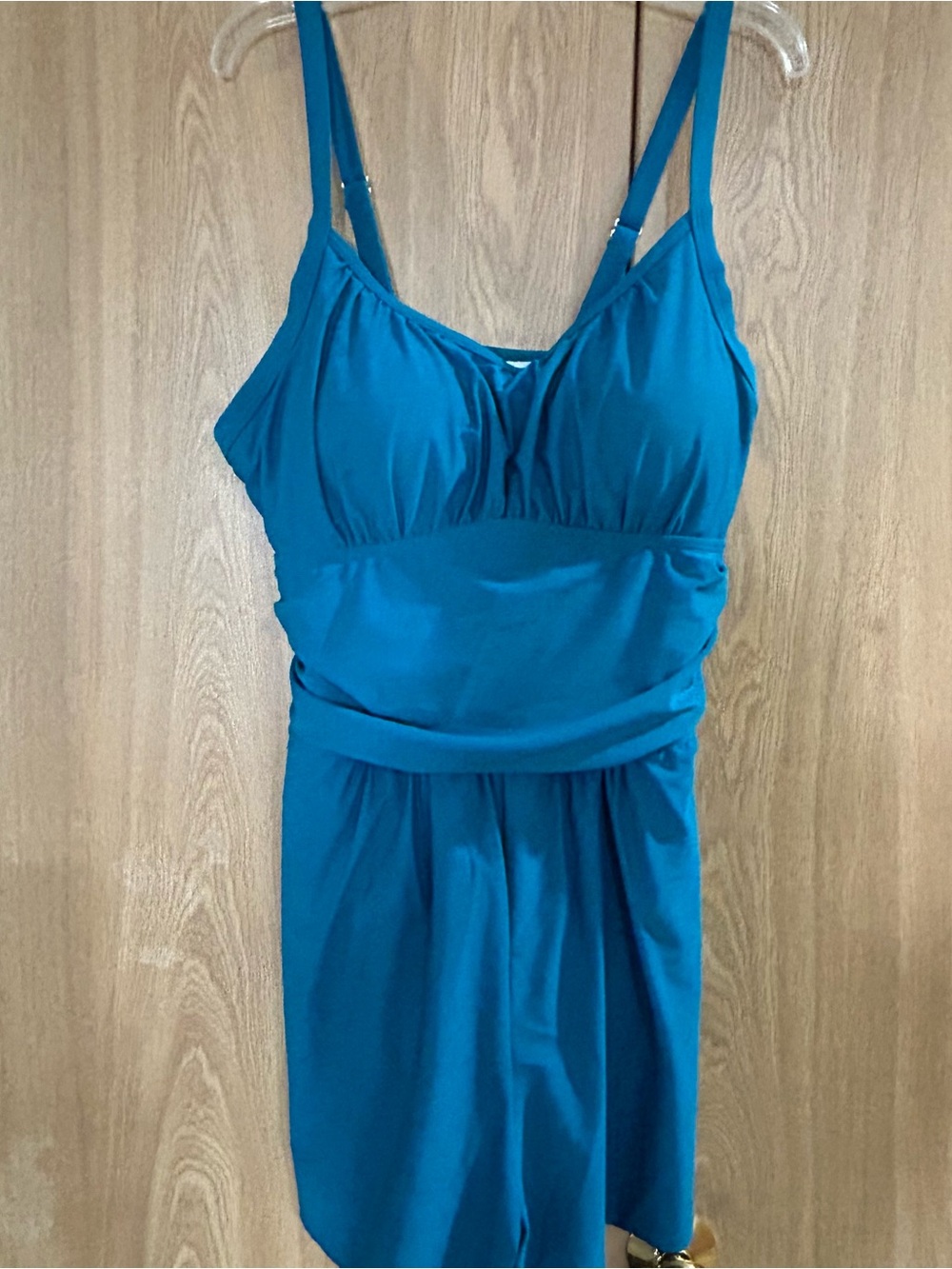 Century Star Romper Swimsuit Jade Green Pockets Tummy Control Full Coverage XL